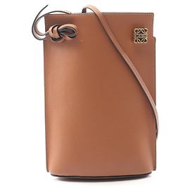 Loewe Dice Pocket Shoulder Bag Brown