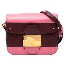 Bolsa de Ombro Valentino Rosa Vermelho Bordeaux