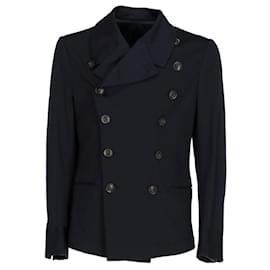 Paul Smith Blue Double-Breasted Jacket - 2000s Blue