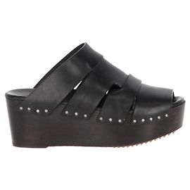 Rick Owens Black Wedges - 2010s Black