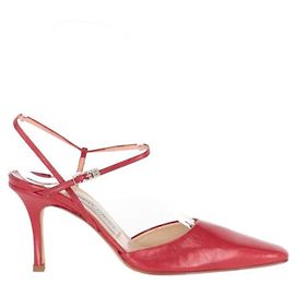 Jimmy Choo Red Leather Pumps - 2010s Red