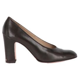 Salvatore Ferragamo Brown Leather Pumps Brown