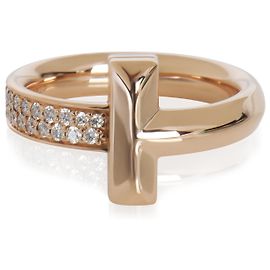 Tiffany & Co. Rose Gold Diamond Tiffany T T1 Ring Other