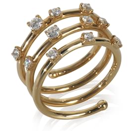 Autre Marque-Yellow Gold Diamond Flexible Ring-Other