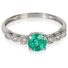 Autre Marque-Platinum Emerald Ring-Other