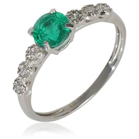 Autre Marque-Platinum Emerald Ring-Other