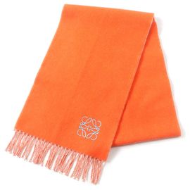 Xale de lã e caxemira laranja Loewe Laranja