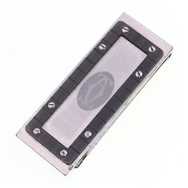 Clip per soldi Cartier Santos Nero Argento