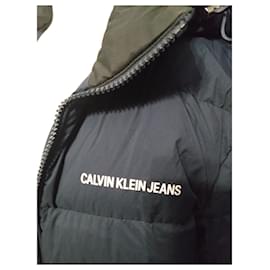 Calvin Klein-Calvin Klein Down Jacket Size 40 L – removable hood – very good condition-Navy blue