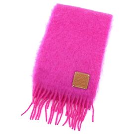 Sciarpa in mohair rosa da donna Loewe Rosa