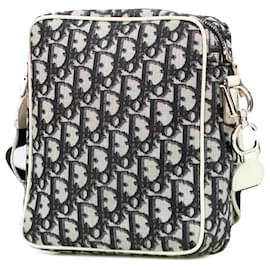 Dior-Dior Black Diorissimo Trotter Coated Canvas Crossbody-Black