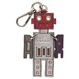 Chaveiro Charm Robot Prada Multicor