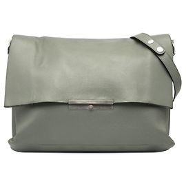 Céline Bolsa de Ombro Blade da Celine em Couro Verde Verde