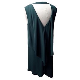 Robe de Soirée Vert Sapin BCBG Max Azria T38 M Vert