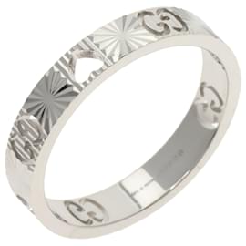 Gucci-Gucci Icon Heart Band Ring in 18K White Gold-Other
