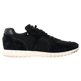 Baskets Soul AM Valentino Garavani en daim noir et mesh Noir