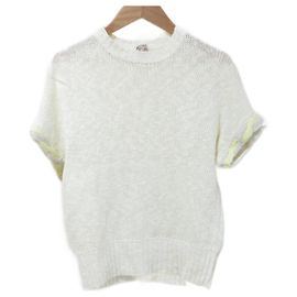 Autre Marque Agnona Kurzarm-Sommerstricktop Andere Roh