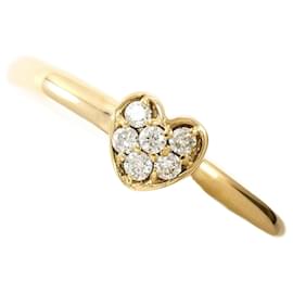 Autre Marque-4℃ K10YG Diamond Ring-Golden