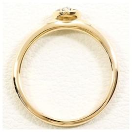 Autre Marque-4℃ K10YG Diamond Ring-Golden