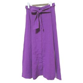 Autre Marque Lange Leinenrock ESSEN.LAUTREAMONT Lila