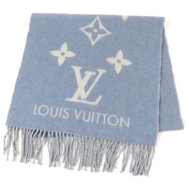 Louis Vuitton Light Blue Cashmere Stole Light blue