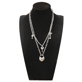 Deliciosa colar vintage DOLCE & GABBANA modelo 'Cupid' Prata