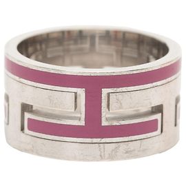 Hermès Anillo Hermes Move Ash en Plata Otro