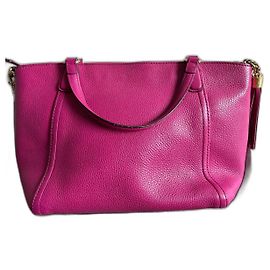 Gucci Handbag Fuschia Leather Fuschia