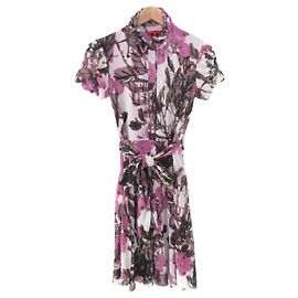 Autre Marque Robe Power Net de VIVIENNE TAM Violet