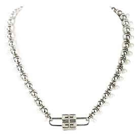 Collier Cube Logo 4G Givenchy Argenté