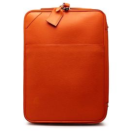Louis Vuitton Pegase 55 en Epi orange Orange