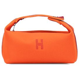 Étui Hermès Orange Small Toile Bride A Brac Orange