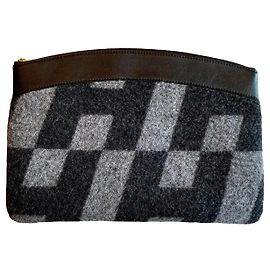 PochettreHermès H Oblique neuve boite Noir