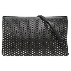 Clutch Rubi de Christian Louboutin Preto Vermelho