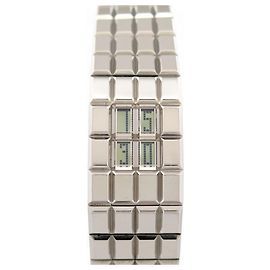RELOJ CHANEL CHOCOLAT 24MM ACERO PALIADO DIGITAL QUARTZ PARA MUJER Plata