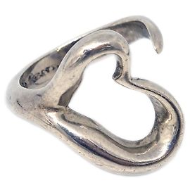 Tiffany & Co. Elsa Peretti Open Heart Ring aus Silber 925 Silber