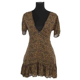 The Kooples Kleid aus brauner Viskose Braun