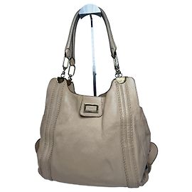 Chloé Vintage Chloe Leather Handbag Tote bag Beige Beige