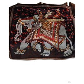 Sciarpa Hermès Marrone in Cotone Marrone