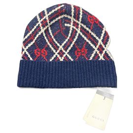 Gucci Wool Hat Blue Size M Blue