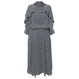 Autre Marque 23ku Dot Blouse 2way Set Up Black