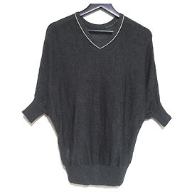Autre Marque Pull en tricot d'été 2 en 1 ICB Gris Gris anthracite