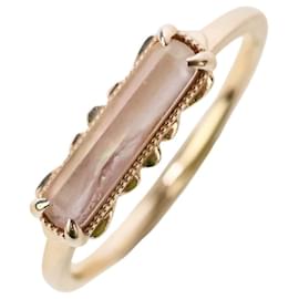 Autre Marque-agete K10 Shell Quartz Ring-Golden