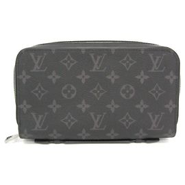 Louis Vuitton Monogram Eclipse Zippy XL Long Wallet Black