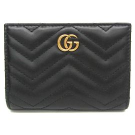 Gucci GG Marmont Leather Wallet Black