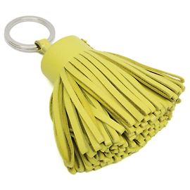 Porte-clés Hermès Carmen Jaune Jaune