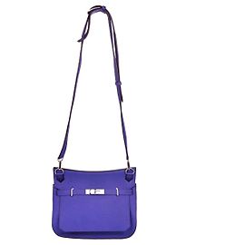 Sac Jypsière Hermès Clemence 28 Bleu