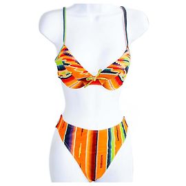 Christian Dior Moda praia Multicor Laranja