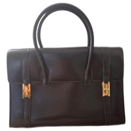 Hermès Drag V 30 Marrone scuro