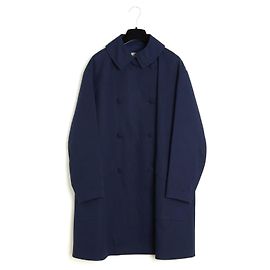 Alaïa Alaia 2015s Abrigo Trench Marino FR38 Oversized Abrigo de Lluvia UK10 US8 Azul marino